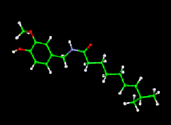 Capsaicin Molecular Structure