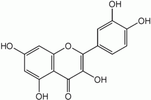 Quercetin molecular structure